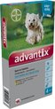 Bayer Advantix Vlooien & Teken Pipetten - Hond 4 tot 10kg - 4 stuks