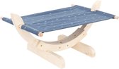 Kattenhangmat - Hangmat - Kat - Katten - Poes - Poezen - Liggen - Relaxen - Chillen - Blauw