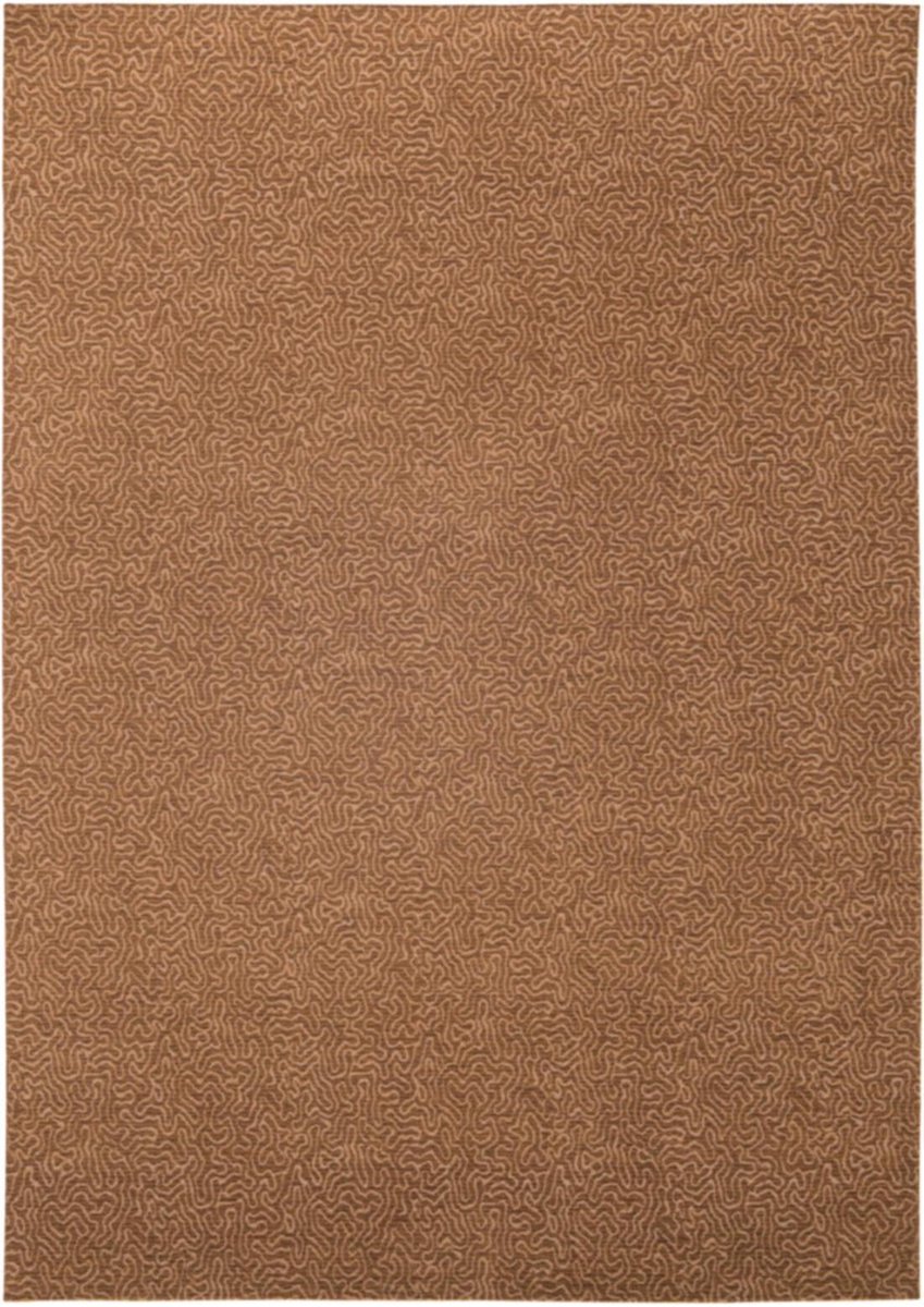 Binnen vloerkleed -140 x 200 cm - Jackies Coral 9006 Coral laagpolig tapijt - Made In Belgium