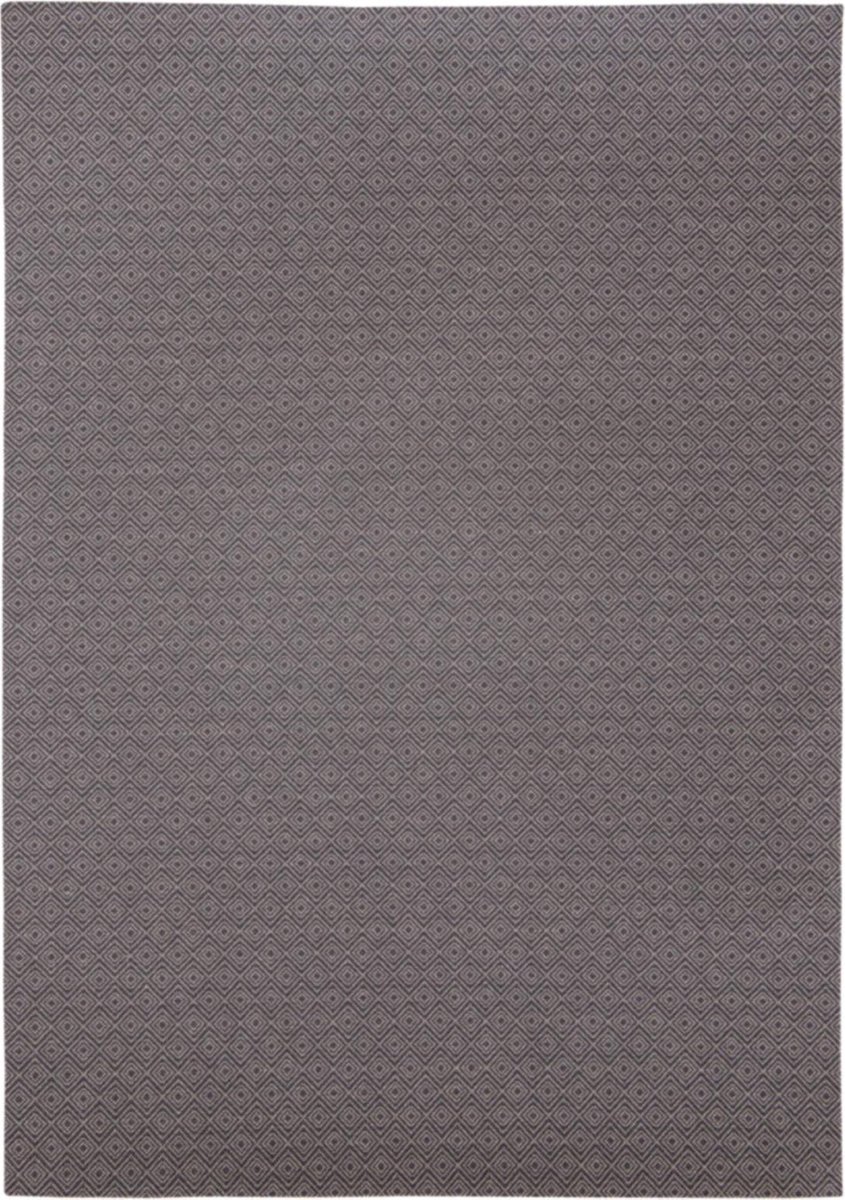 Binnen vloerkleed -140 x 200 cm - Jackies Diamond 8606 Diamond laagpolig tapijt - Made In Belgium