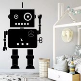 Muursticker Kinderkamer - Robot - Industrieel - 30x52 CM - Kraam Cadeau