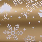 Cadeaupapier inpakpapier geschenkpapier rol Kerst Silver 50 centimeter x 200 meter
