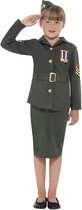 Army girl soldaten kostuum voor meisjes 128/140