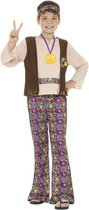Hippie kostuum voor jongens - Carnaval kleding maat 128/140