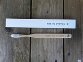 Bamboe tandenborstel met groene herkenningsstip
