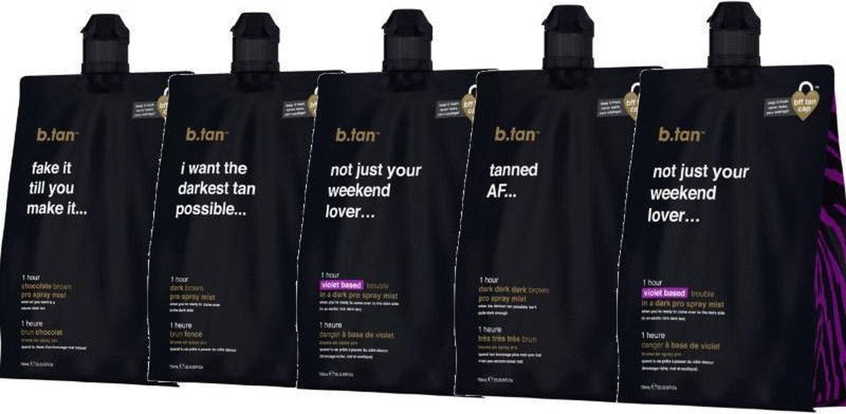 B.Tan not just your weekend lover... pro spray mist