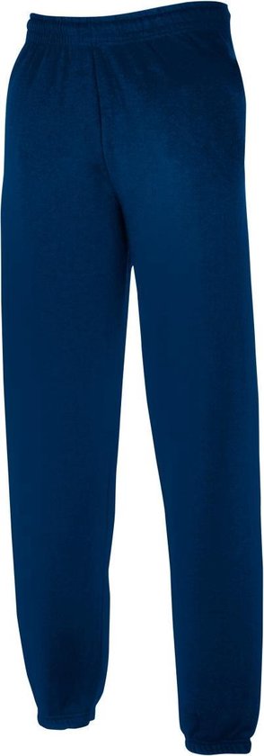 Fruit Of The Loom Heren Elastische Manchet Trainingsbroek / Joggingbroek (Marine)