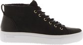 Blackstone QL46 BLACK - HIGH SNEAKER - FUR - Vrouw - Black - Maat: 41