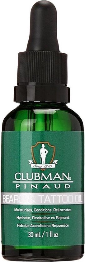 Clubman Pinaud Baard en Tattoo Olie 30ml