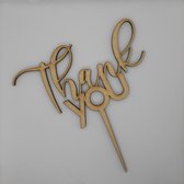 Taarttopper - Thank you - hout