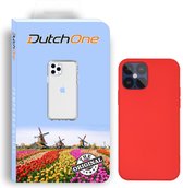 Iphone 12 Pro hoesje Rood - Iphone 12 Pro hoesjes - Iphone 12 Pro cover - Iphone 12 Pro back cover - Iphone 12 Pro back case Rood
