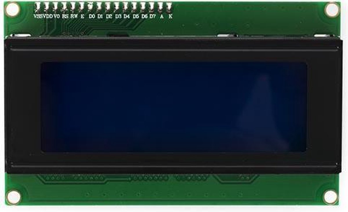 Whadda I²C 20x4 LCD-module voor Arduino®, blauwe achtergrondverlichting, witte tekens, 5 VDC voeding
