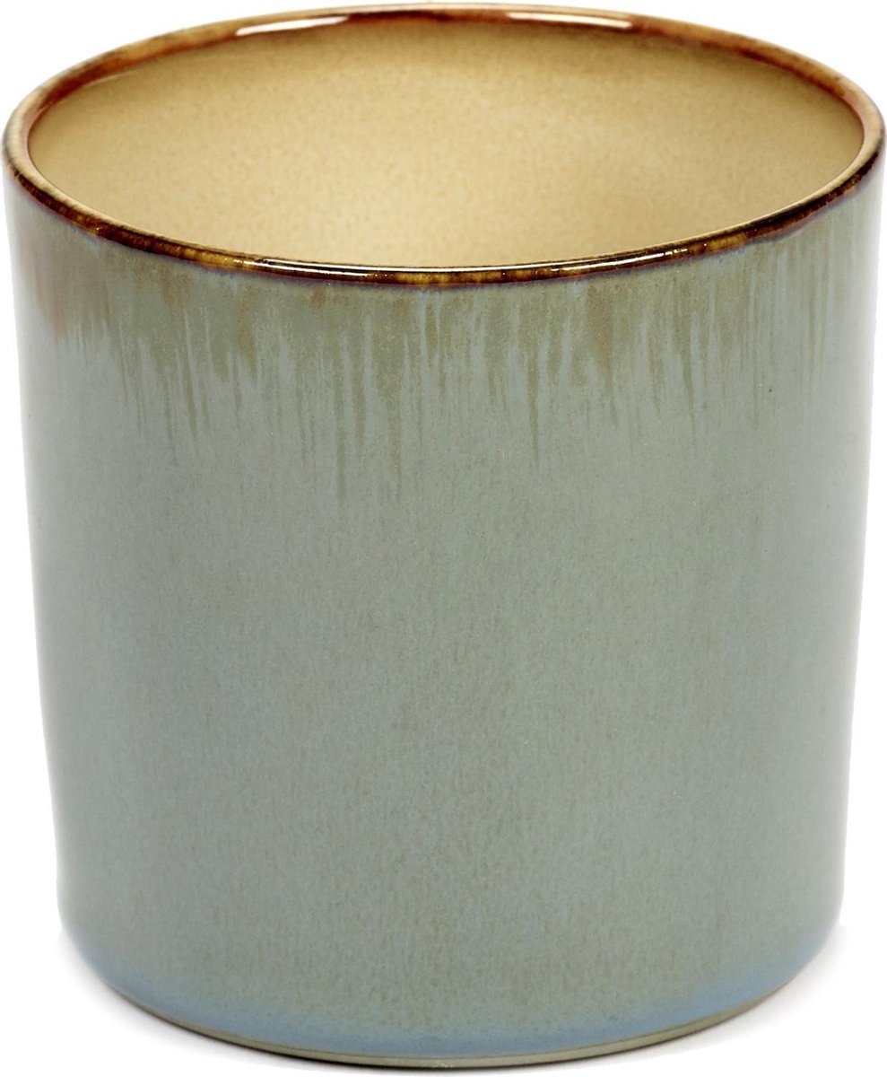 Serax Terres de Rêves Beker - Ø7,5 x H7,5 - Smokey Blue / Misty Grey - 8 stuks