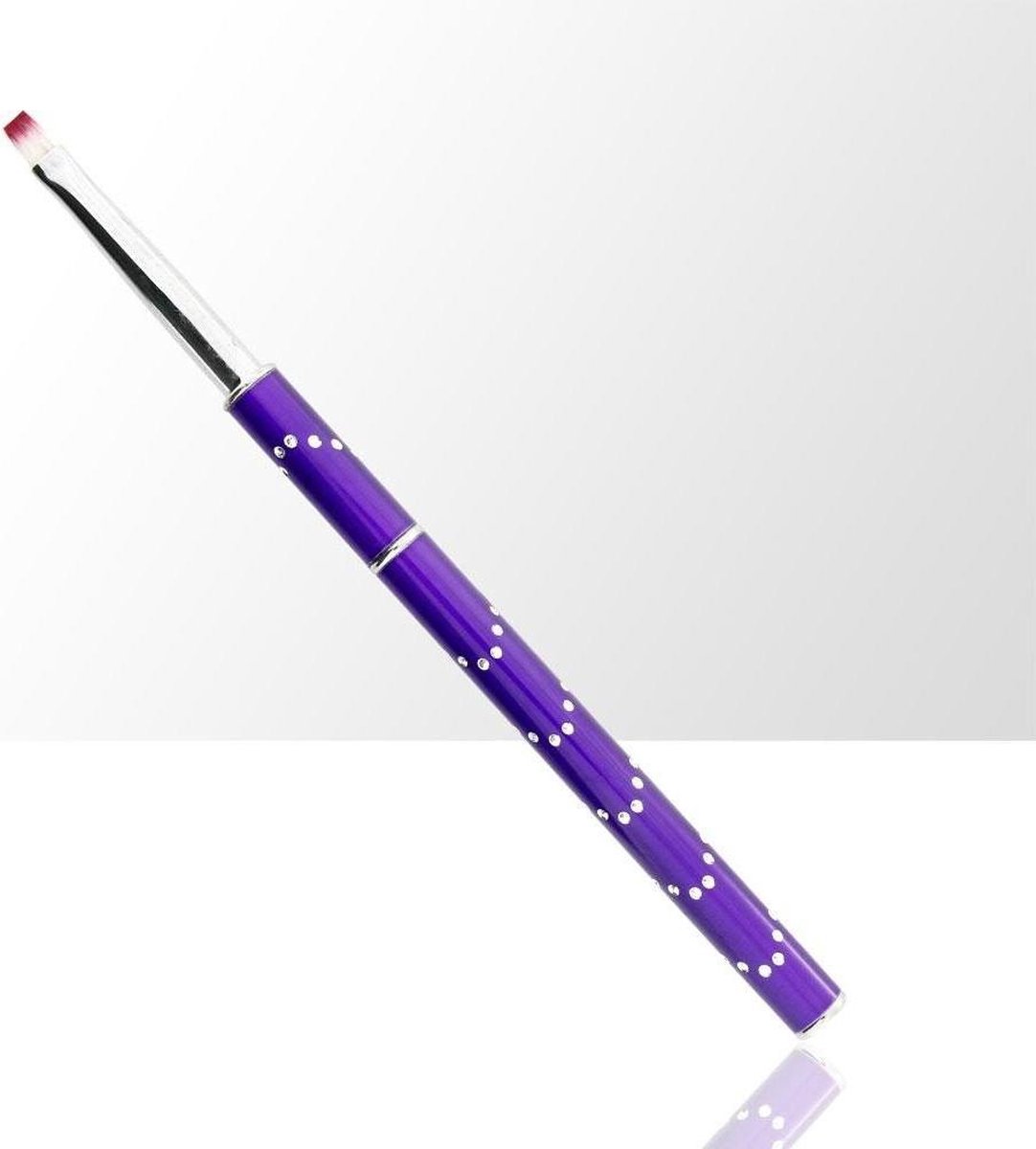 Goedkoopste Gel-Penseel Paars 4 - Nail Brush - Gel penseel -Nagel Penselen - Nagel Gel - Nagel Kwasten