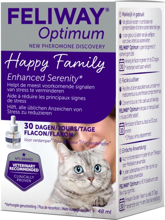 Feliway Optimum - Navulling Kat - 48ml
