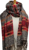 Yakwol sjaal – warme jakwol woondeken – hele grote shawl omslagdoek - ca. 200 x 100 cm