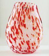 Design vaas Organic - Menza Fora - glas, mondgeblazen - hoogte 20 cm