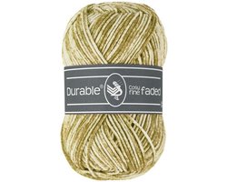 Durable Cosy fine faded Mosterd (2205) - acryl en katoen garen tie-dye - 5 bollen van 50 gram