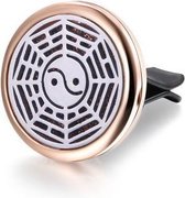 Auto Parfum | Auto Luchtverfrisser | Aroma Diffuser   | Car Diffuser | Auto Verfrisser | 6 in 1 | Autoparfums | Auto Accessoires |Yin Yang| Luchtbevochtiger / Luchtreiniger Auto - Luchtverfri