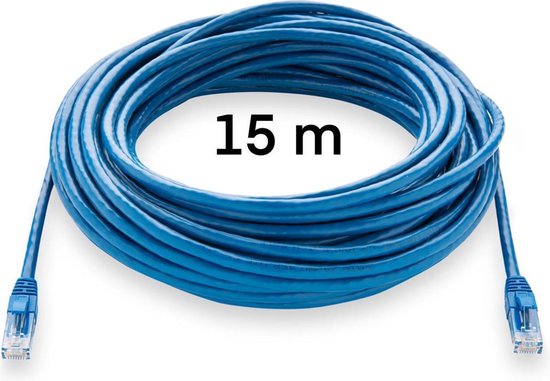 UTP kabel 15 meter - CAT 6 - Internetkabel - Ethernet kabel – Netwerkkabel  | bol.com