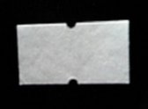 Etiket 21x12mm wit permanent met gat tussen de etiketten - per doos van 50 rollen à 1000 etiketten