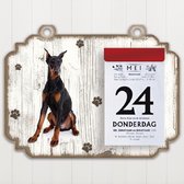 Scheurkalender 2023 Hond: Dobberman