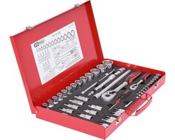 KS Tools 1/4"+1/2" dopsleutelset 52-dlg 917.4052