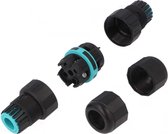 4 aderige kabelverbinder - schroefconnector - waterdicht IP68 - Premium