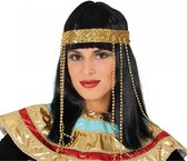 Fiestas Guirca Verkleedpruik Cleopatra Dames Synthetisch Zwart