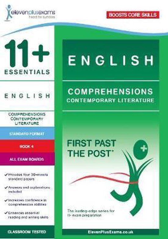 11+ English: Comprehensions Contemporary Literature Book 4 ( ... - cover