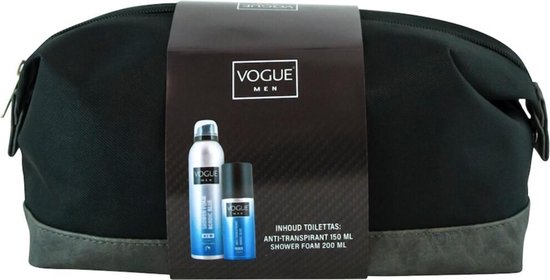 Eenvoud Deter afvoer Vogue Geschenkset Heren Toilettas | bol.com