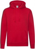 Premium Hooded Sweat - Red - L - Fruit of the Loom