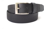 Heren riem echt leer zwart - broekriem - pantalon riem - leren riem - taillemaat 105 cm