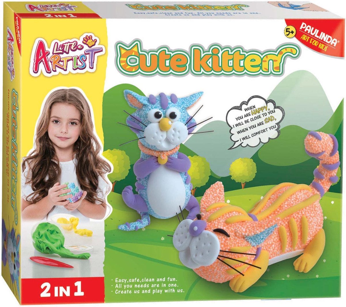 Paulinda Kleine Kunstenaar - schattige kittens