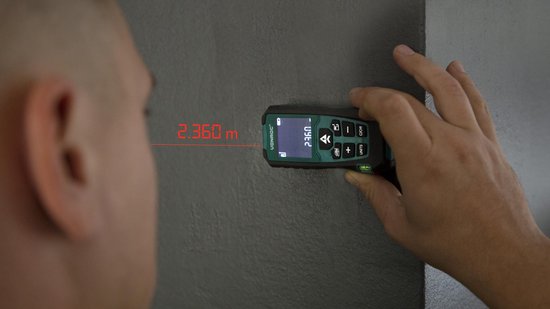 VONROC Laser afstandsmeter – 60 meter bereik – Aanpasbare meetreferentie