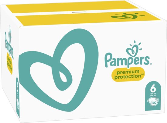 Pampers Premium Protection Luiers - Maat 6 (13+ kg) - 120 stuks - Maandbox - Pampers