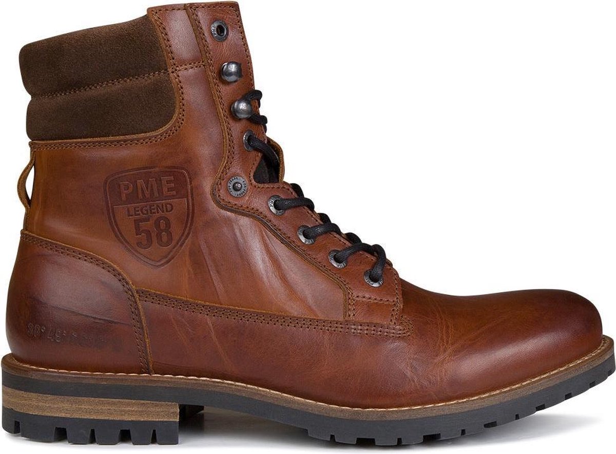 PME Heren Veterboots Cargotanker - Cognac - Maat 44 | bol.com