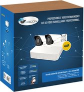 Logon IP Camera kit - 2 x 4MP outdoor bullet - POE NVR 1TB HDD