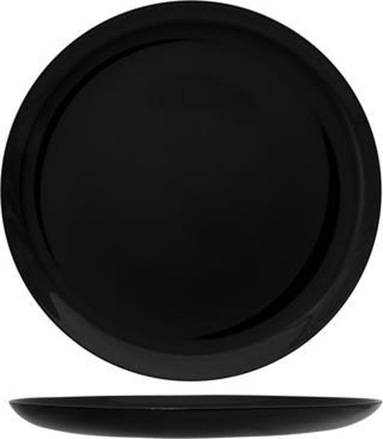 Grote Zwarte Pizzaborden - 6 stuks - 32 cm - Arcoroc Professional