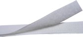 Velcro Zelfklevend Klittenband Wit 2cm breed, 1 meter Set Lusband + Haakband.