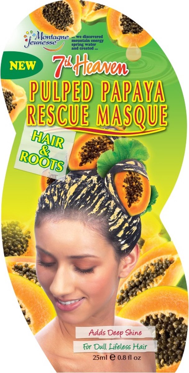 Montagne 7th Heaven haarmasker rescue pulped papaya 25 ml