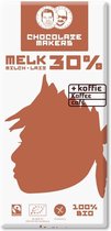 Chocolatemakers - Bio Awajun - Melk 30% + koffie - 1 reep van 85 gram - Fairtrade