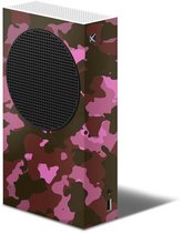 XBOX Series S Console Skin Camouflage Roze Sticker