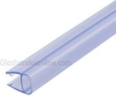 Douchestrip met bolprofiel (Voor 5mm & 6mm glasdikte)