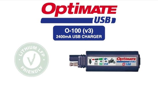 Chargeur de batterie moto Tecmate Optimate monitor O-125
