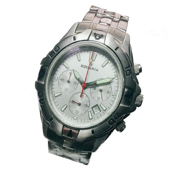 Rodania Heren Horloge Chronometer 2374448 - Red | bol.com