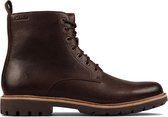 Clarks - Heren schoenen - Batcombe Hi2 - G - dark brown - maat 10,5