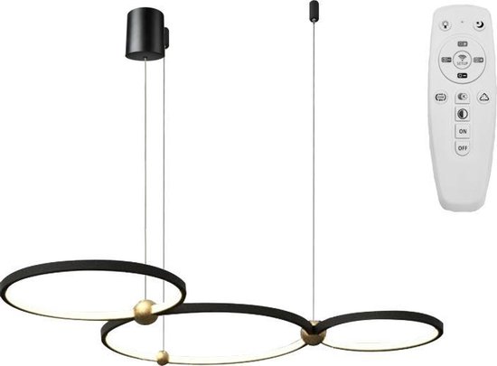Zal Moderne Led Ring Hanglamp Met Afstandsbediening