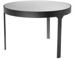 Riverdale - Bijzettafel Roma zwart 59cm Zwart