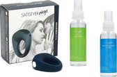Satisfyer Cock Rings 2 incl Pleasure Glide Glijmiddel & Toy cleaner